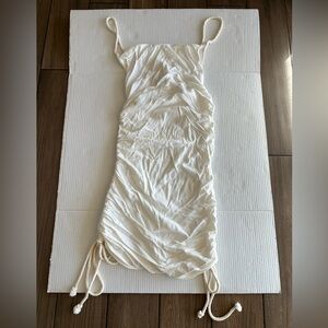 Jluxlabel womens cowl neck ruched dress